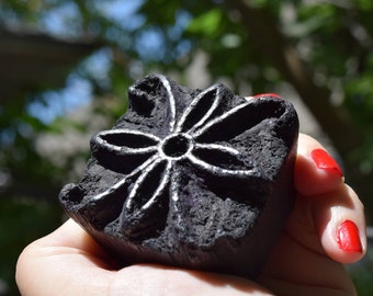 Flower Stamp,Sari Stamp,Texture Textile Stamp,Antique Printing,Block Print,Wooden Stamp,Fabric Stamp Batik stamp,Batik Stamp