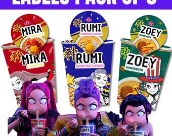 Canva Editable Custom Name K Pop Demon Hunter, Kpop Demons Hunter