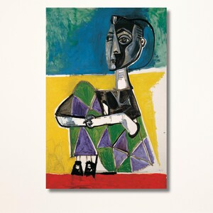 Picasso seated woman - Etsy 日本