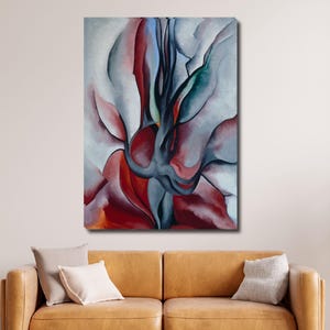 Georgia O’Keeffe Autumn Trees Canvas Print | Vintage Nature Wall Art