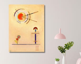 Wassily Kandinsky Bauhaus Dessau Canvas Art, Abstract Geometric Wall Decor