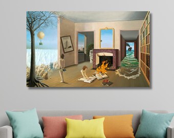 Entre les Trous de la Memoire by Michel Delacroix Canvas Art
