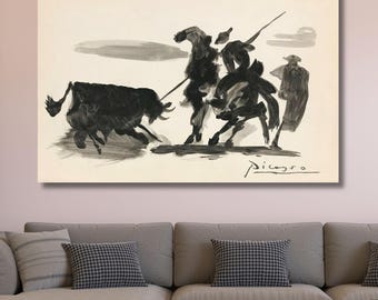 パブロ・ピカソ「闘牛II マタドール」キャンバスウォールアート