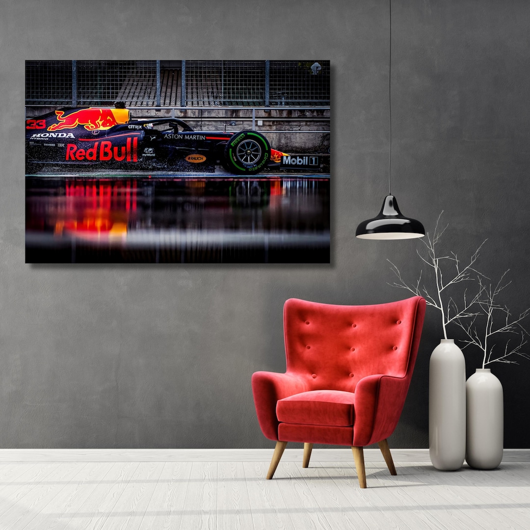 Modern F1 Racing Car Canvas Print – Home & Office Wall Art - Etsy