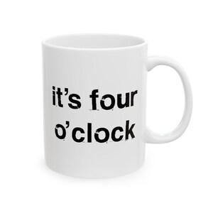 Sono le quattro del mattino, cazzo! Tazza da caffè Emo per anziani