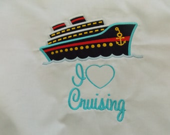 Cruise ship Pillowcases-Camp pillowcases Cruise ship  Birthday party  favors travel pillowcase  gifts  cruse pillowcase Personal pillowcase