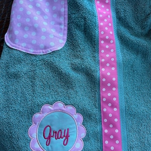 Towel wrap with straps  Women&#39;s /Kids  personalized spa  towel wrap bath and Beach cover up graduation gifts monogram  towel  Bride gift