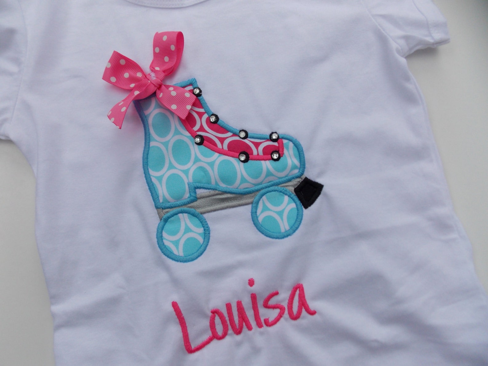 Birthday Party Roller Skate Shirt for Girls and Toddlers Etsy