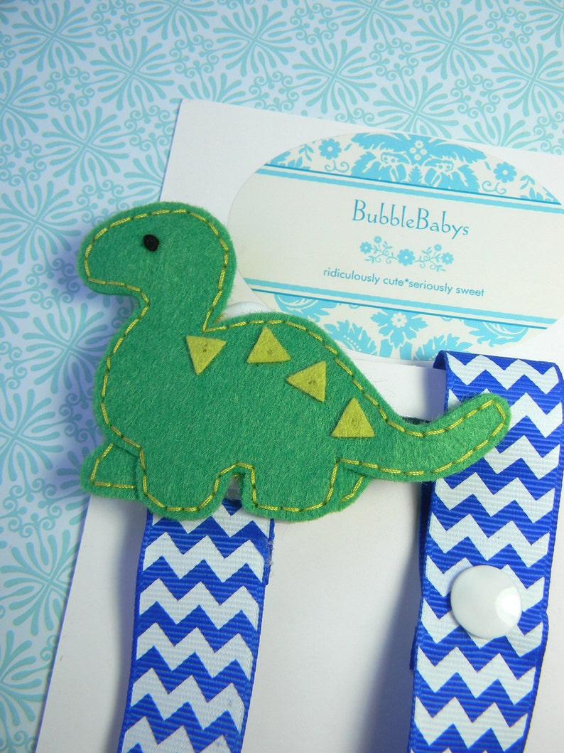 Dinosaur Pacifier Holder Dino Pacifier Clip Binky Clip Baby Etsy