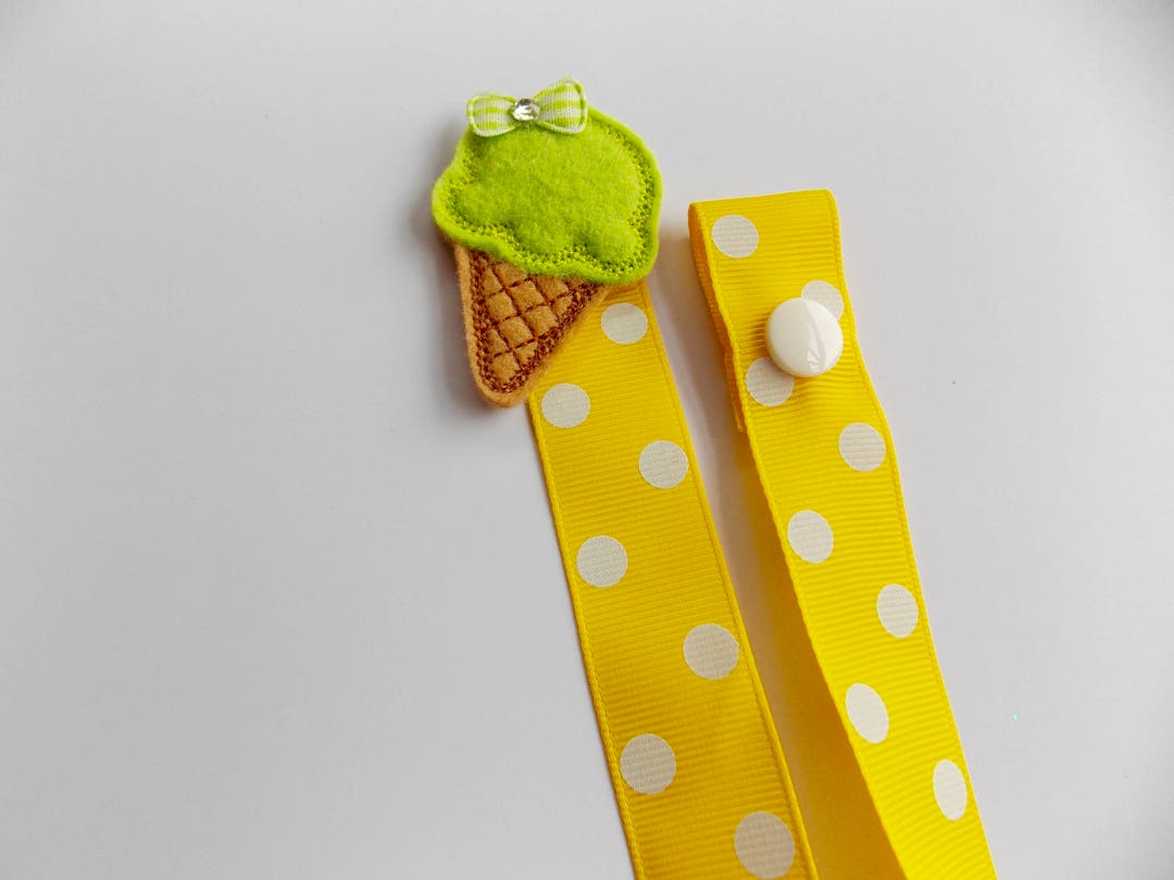 Cone Pacifier Ice Cream Cone Pacifier Holder Pacifier Clip Binky Clip Pig Baby Shower ...