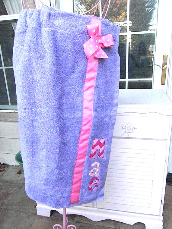 Towel Wrap With Straps Women s kids Personalized Spa Towel Wrap