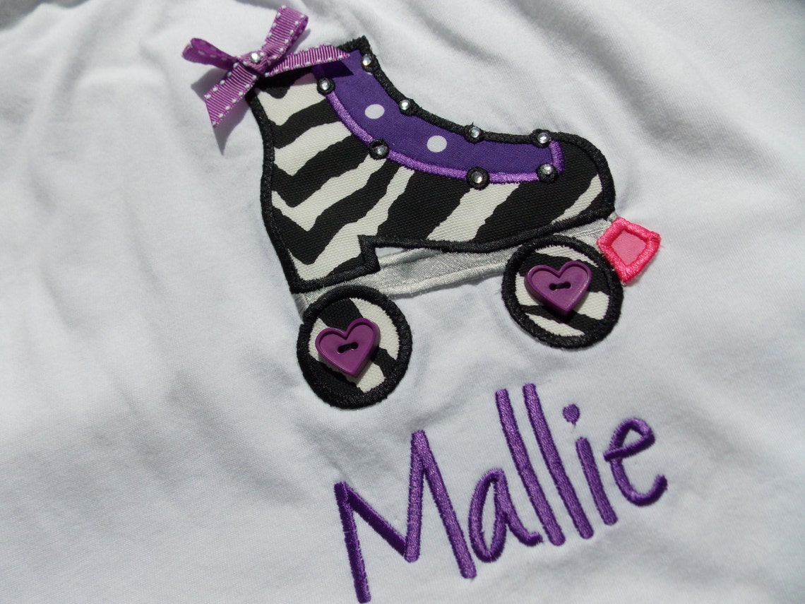 Roller Skate shirt for girls and toddlers Etsy