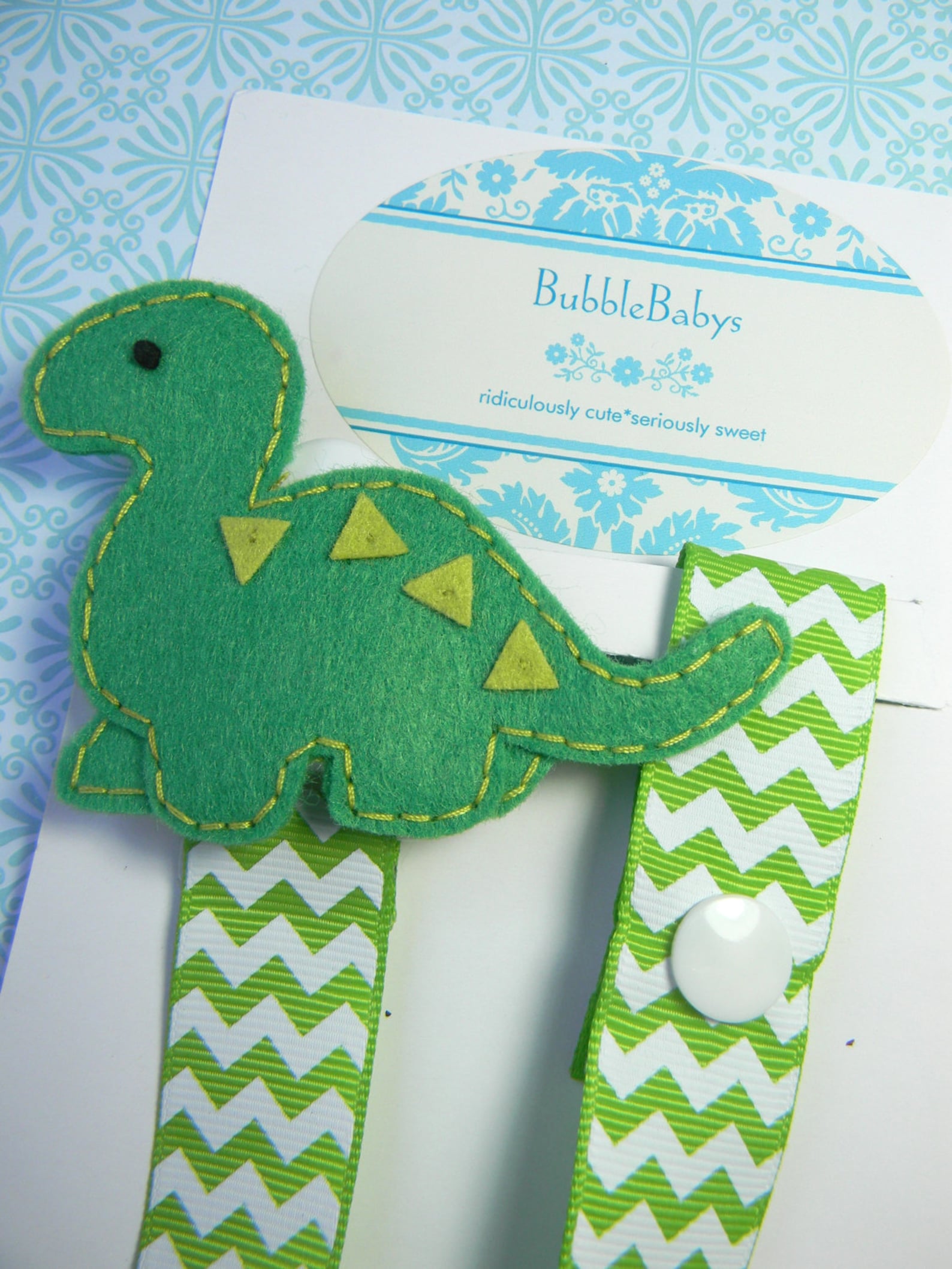 Dinosaur pacifier holder dino pacifier clip binky clip baby Etsy