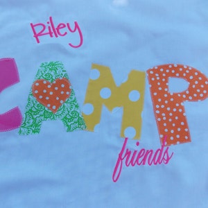 Great camp autograph Personalized Pillowcases-Monogrammed Summer Camps Slumber Parties Birthday Parties Standard size