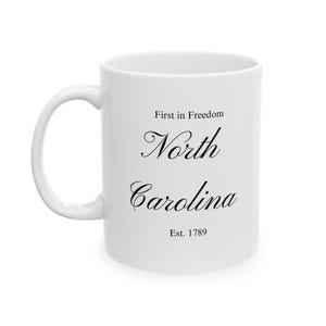 North Carolina Ceramic Mug: NC State Pride Coffee Cup