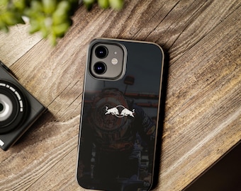 Capa para celular Max Verstappen Red Bull Fórmula 1 | Design de equipe de corrida