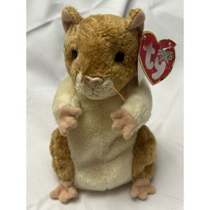 TY 2000 Beanie Baby &quot;Pellet&quot; the Hamster 5&quot; Plush Toy Pre-owned Great Condition