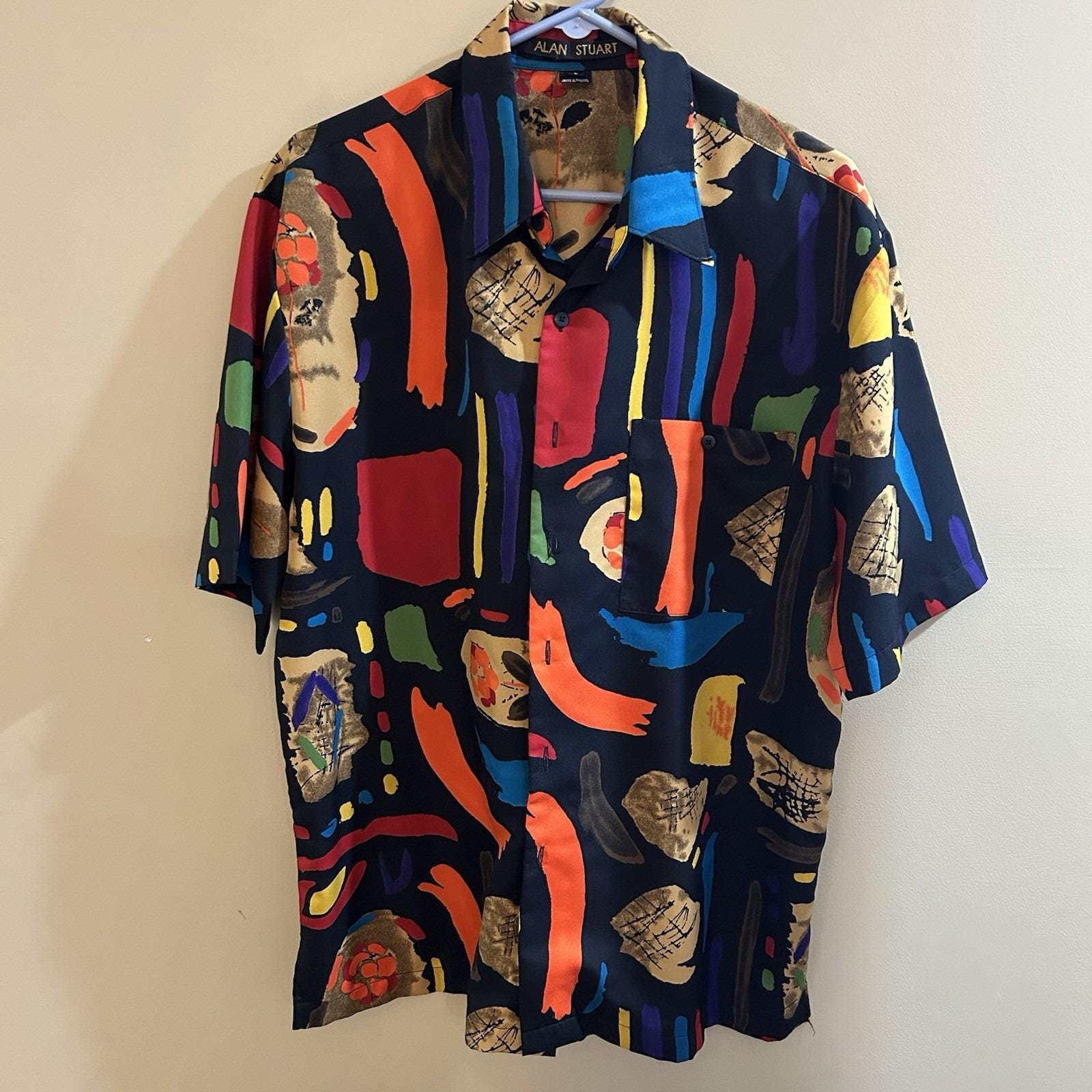 トップス 80s-90s Alan Stuart S/S designed shirt 80s-90s Alan Stuart S/S designed shirt ALAN STUART – Hamlets