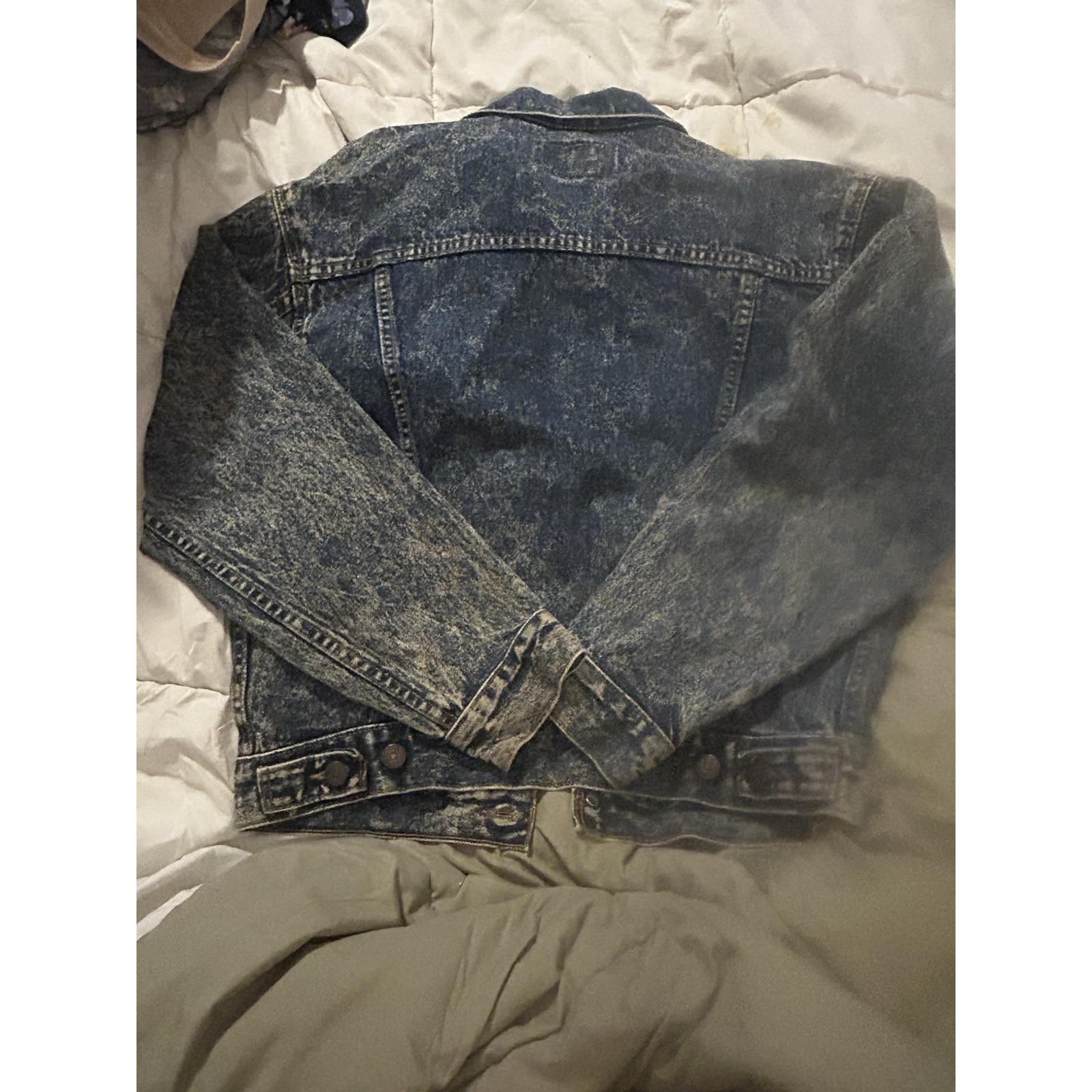 Vtg 80s Levis 57514-1109 USA 4 Pocket Acid Wash Denim Trucker Jean 