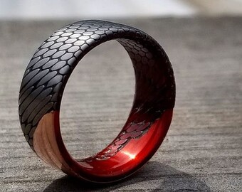 Bespoke SuperChunk Band ETCHED Edition Pure HANDMADE Superconductor Ring Prices Vary Wedding Ring Mens