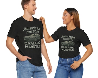 Vintage American Muscle Camaro Tee: Car Enthusiast Apparel