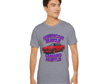 Vintage Camaro Muscle Car T-Shirt: American Automotive Tee