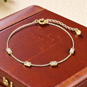 Minimalist Stainless Steel Chain Bracelet: Adjustable Layered Jewelry