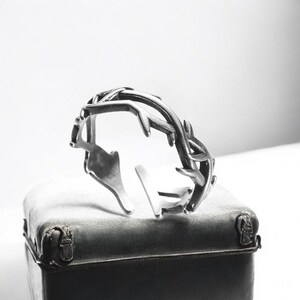 Oregelbunden Taggring – Retro Punk Justerbart Armband, Statement-smycken