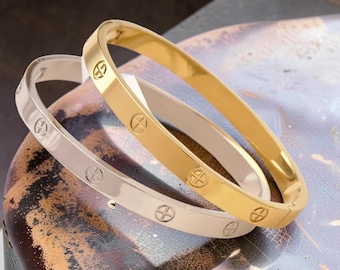 18K Gold Plated Stainless Steel Bracelet for Women Minimalist Gold Chain Bracelet Durable Everyday Fashion Jewelry Gift