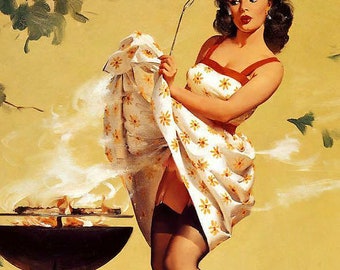 40 年代/50 年代のヴィンテージ ピンナップ ガールの写真を選択し