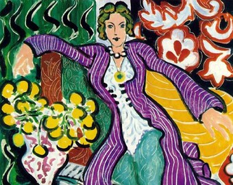 Woman in a Purple Coat, 1937 by Henri Matisse