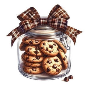 Cookies Jar - Cross stitch pattern, pdf format, Delivered by email, Modern Cross stitch, Cookies cross stitch