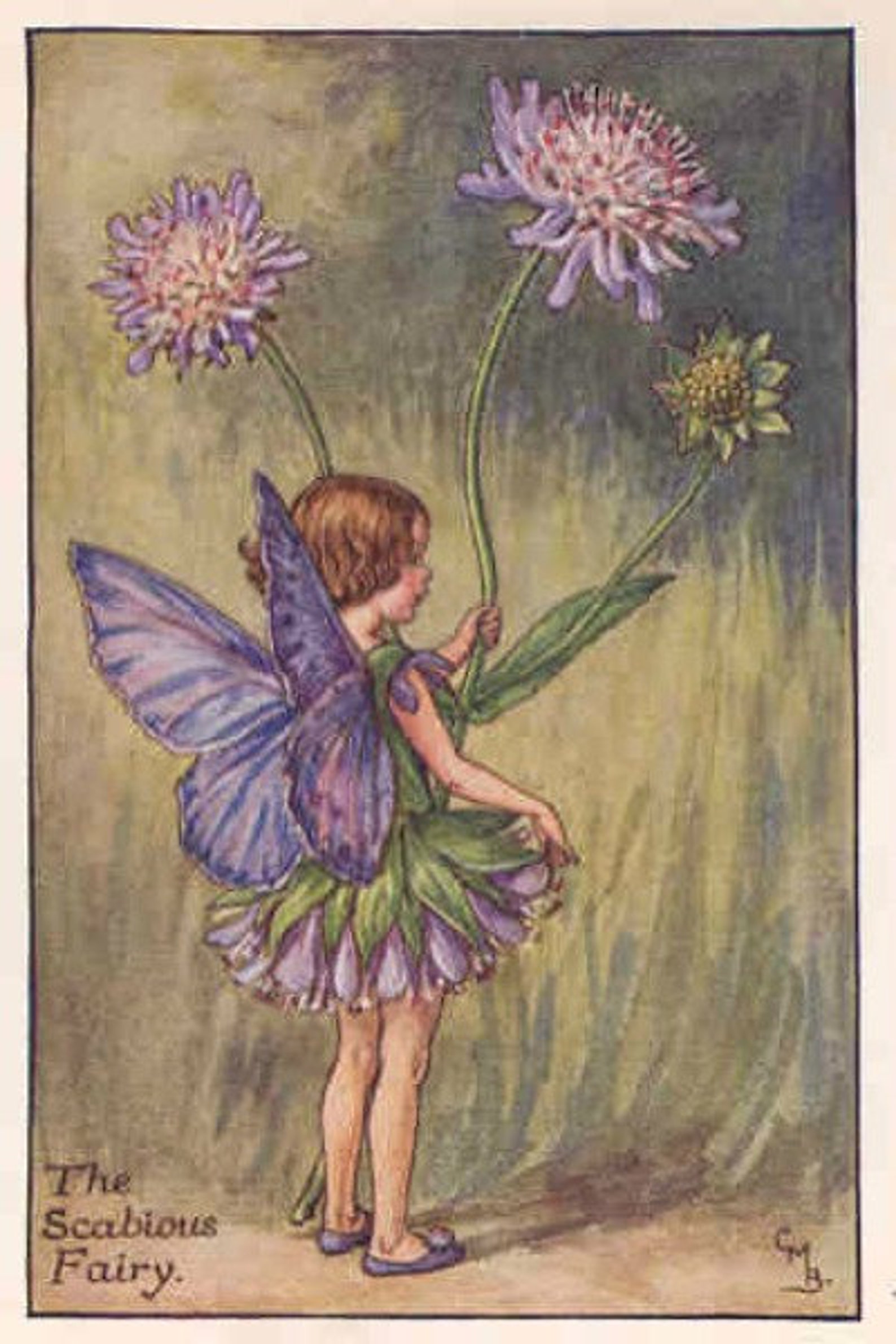 The Scabious Fairy Cross Stitch Pattern Pdf Format - Etsy