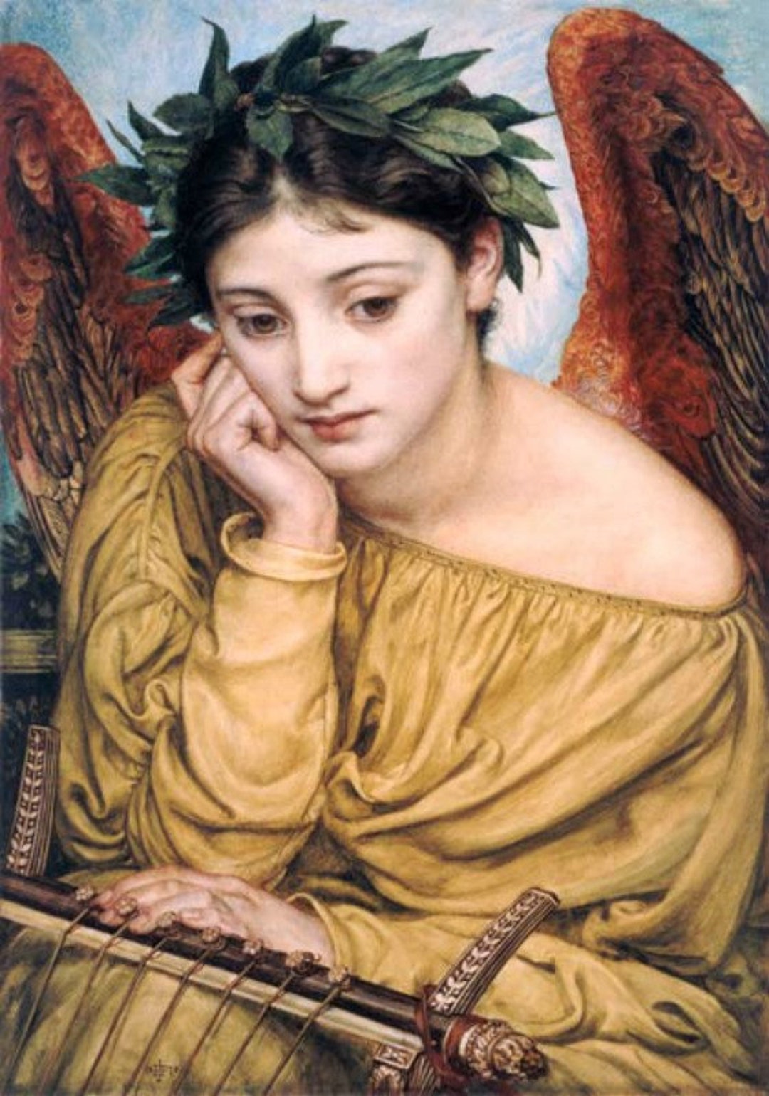 Erato, the Muse of Poetry Cross Stitch Pattern Pdf Format - Etsy
