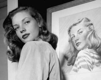 Lauren Bacall II - Cross stitch pattern pdf format