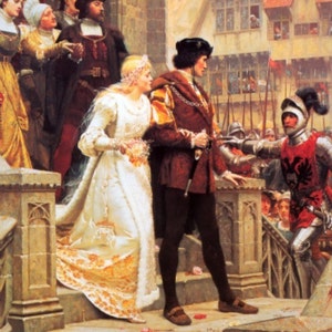 Call to Arms - Cross stitch pattern, pdf format, Delivered by email, Edmund Blair Leighton, Art cross stitch