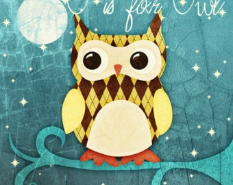 Owl I - Cross stitch pattern pdf format