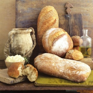 Bread - Cross stitch pattern, pdf format, Delivered by email, Art cross stitch, Still Life cross stitch, Bread cross stitch