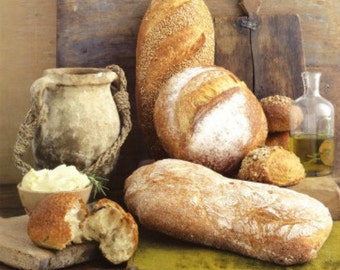 Bread - Cross stitch pattern - pdf format - Delivered by email - This is not a kit