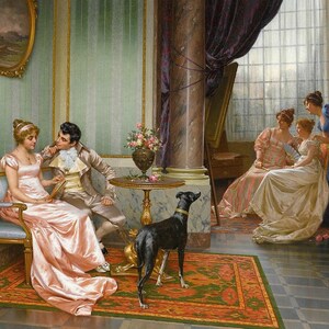 Admiration - Cross stitch pattern, pdf format, Delivered by email, Vittorio Reggianini, Art cross stitch