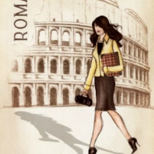Roma Girl - Kruissteekpatroon, pdf-formaat, bezorgd per e-mail, moderne kruissteek, kruissteek hedendaagse kunst