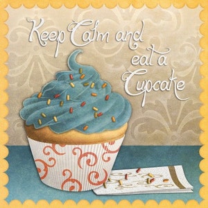Cupcake I - Cross stitch pattern, pdf format, Delivered by email, Cupcakes cross stitch, Cross stitch cupcakes