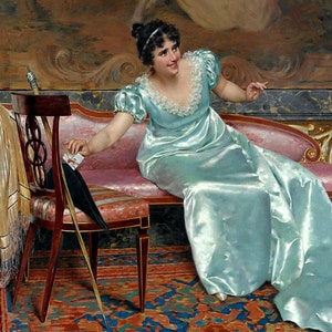The Secret Invitation - Cross stitch pattern, pdf format, Delivered by email, Vittorio Reggianini, Art cross stitch