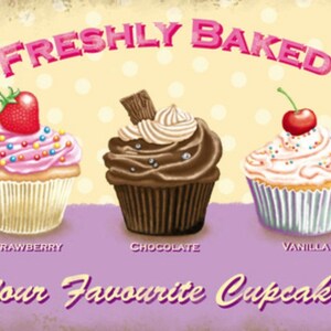 Your Favourite Cupcakes Cross stitch pattern pdf format image 1