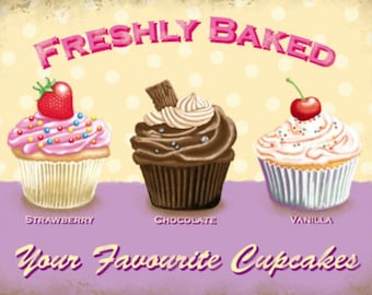 Your Favourite Cupcakes - Cross stitch pattern pdf format