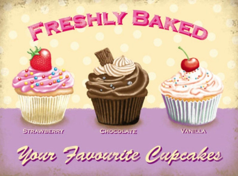 Your Favourite Cupcakes Cross stitch pattern pdf format image 1