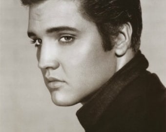 Elvis Presley - Cross stitch pattern, pdf format, Delivered by email, Elvis Presley cross stitch, Black and White cross stitch