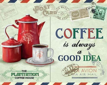 Coffee Is Always a Good Idea - Cross stitch pattern pdf format