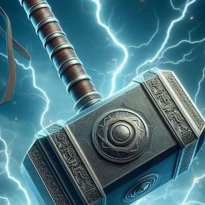 Mjolnir: kruissteekpatroon, pdf-formaat, bezorgd per e-mail, kruissteek, Thor-kruissteek