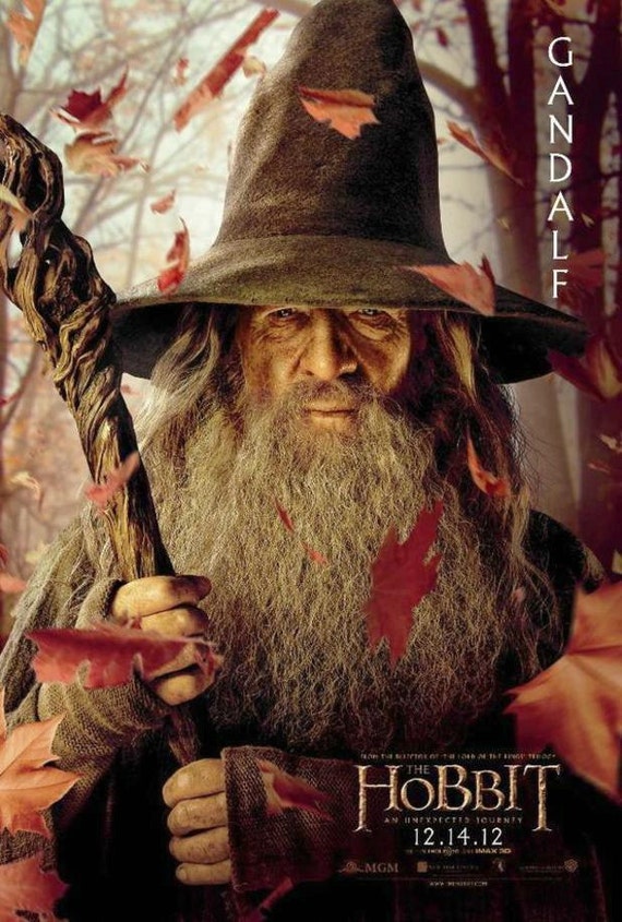 Le Hobbit, Gandalf point de croix patron format pdf -  France